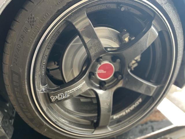スバル　WRX S4 リアブレーキパッド&ローター交換　低ダストタイプ　電子パーキングブレーキ解除　エンジンオイル交換　福島県　白河市　TOTAL正規販売店　中古車販売店