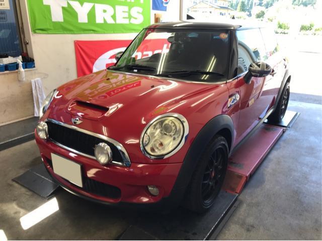 MINI クーパーS R56  エンジンオイル漏れ修理　オイルプレッシャーセンサー交換　エンジンオイル交換　TOTAL 5W-40  車両診断テスト　福島県　白河市　輸入車メンテナンス　輸入中古車販売店