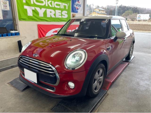 MINI Cooper F55  バッテリー交換　持込品　バッテリー登録　車両診断テスト　福島県　白河市　輸入車メンテナンス　輸入中古車販売店