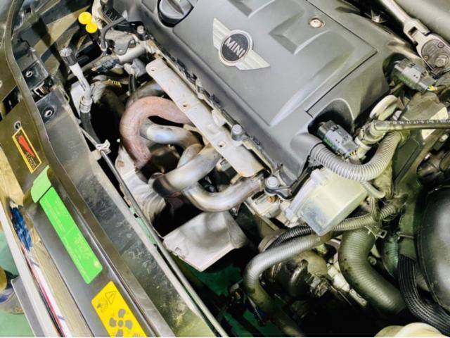 MINI Cooper R55  オイル漏れ修理　エレメントハウジングガスケット交換　エンジンオイル交換　福島県　白河市　輸入車修理　輸入車メンテナンス　輸入中古車販売店