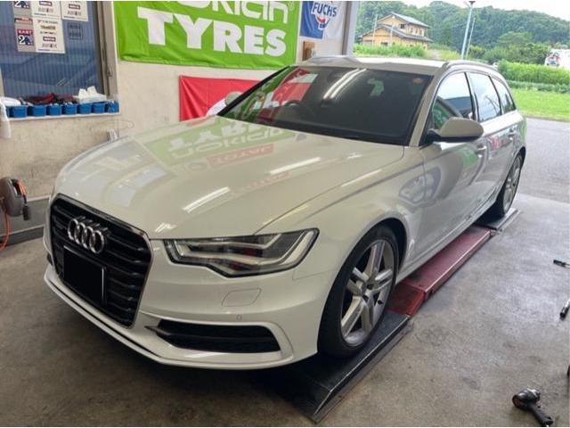 アウディ　A6アバント　DSGオイル交換　エンジンオイル交換　福島県　白河市　輸入車メンテナンス　TOTAL正規販売店　輸入中古車販売店