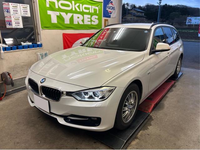 BMW 3シリーズ F31 320d 車検整備点検　車両診断テスト　ブレーキメンテナンス　福島県　白河市　輸入車メンテナンス　輸入中古車販売店