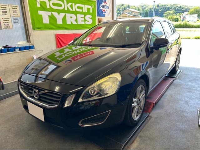 ボルボ V60  バッテリー交換　エンジン掛かり悪い　バッテリー弱り　バックアップ電源　福島県　白河市　輸入車修理　輸入車メンテナンス　輸入中古車販売店