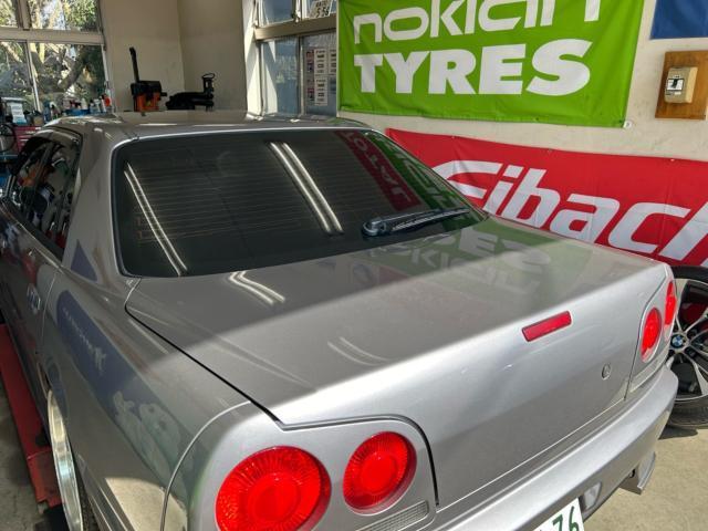 日産 スカイライン ER34 エアロパーツ塗装取付 ルーフスポイラー 日産 スカイライン ER34 エアロパーツ塗装取付 ルーフスポイラー
