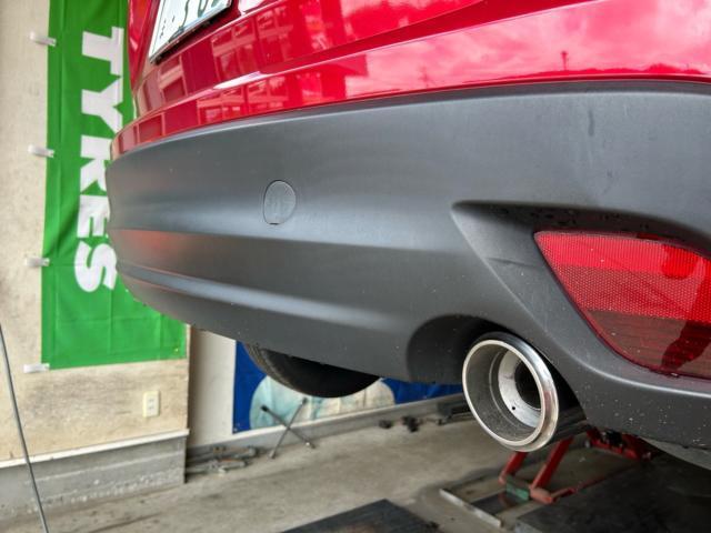 マツダ　ＣＸ－５　マフラー異音　マフラー錆腐食　マフラー割れ　マフラー交換　マフラー排気漏れ　中古マフラー　中古車販売店　車検整備点検　