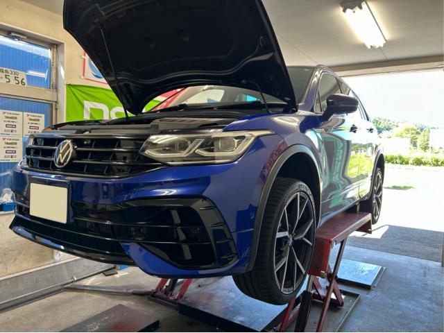 フォルクスワーゲン　ティグアンR  エンジンオイル交換　サービスリセット　車両診断テスト　輸入車メンテナンス　輸入車販売店　福島県　白河市