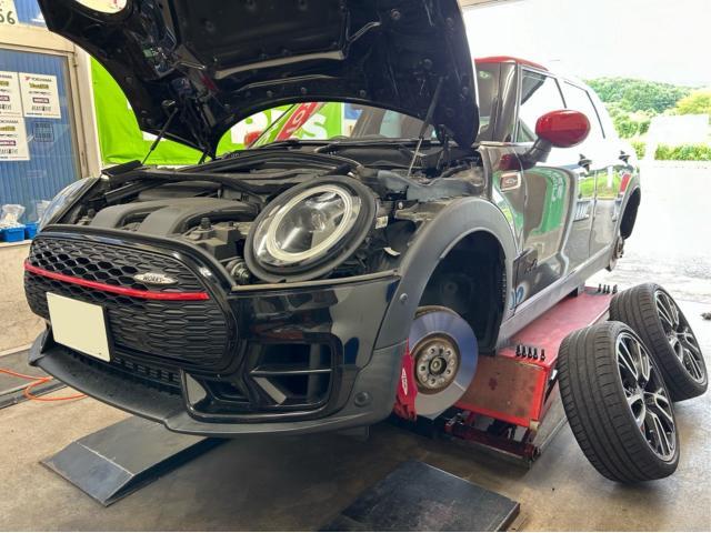 MINI John Cooper works  F54   ブレーキメンテナンス　ブレーキパッド交換　低ダストブレーキパッド　輸入車メンテナンス　輸入車販売店　福島県　白河市