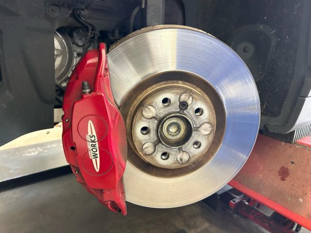MINI John Cooper works  F54   ブレーキメンテナンス　ブレーキパッド交換　低ダストブレーキパッド　輸入車メンテナンス　輸入車販売店　福島県　白河市