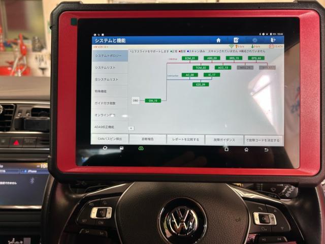 フォルクスワーゲン　ポロ　法定車検整備　ブレーキメンテナンス　車両診断テスト　輸入車メンテナンス　輸入車販売店　福島県　白河市