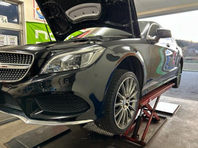 メルセデスベンツ　ＣＬＳクラス シューティングブレーク　CLS220d  12ヶ月整備点検　エンジンオイル交換　アドブルー補充　キーレス電池交換　サービスリセット　輸入車販売店　輸入車メンテナンス　福島県　白河市