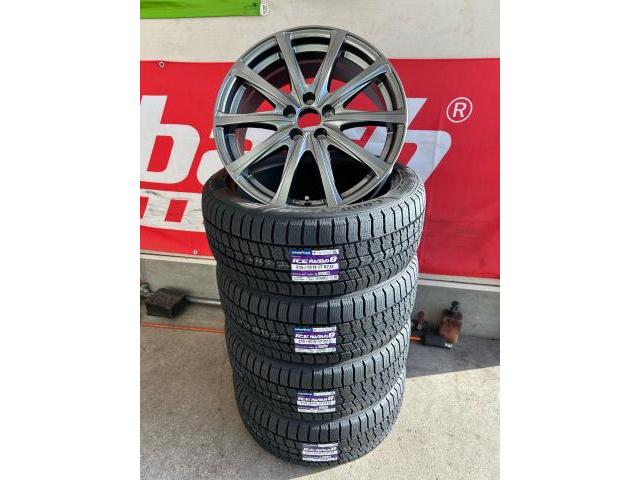 スバル　ＢＲＺ　スタッドレスタイヤ＆アルミホイール販売取付　17インチ　タイヤ入替バランス調整　中古車販売店　福島県　白河市　