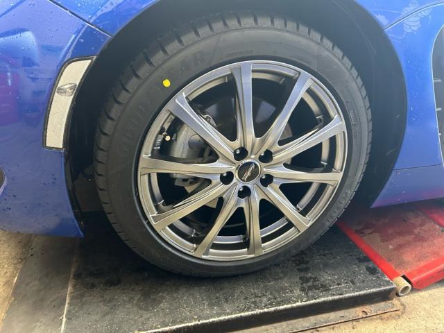 スバル　ＢＲＺ　スタッドレスタイヤ＆アルミホイール販売取付　17インチ　タイヤ入替バランス調整　中古車販売店　福島県　白河市　