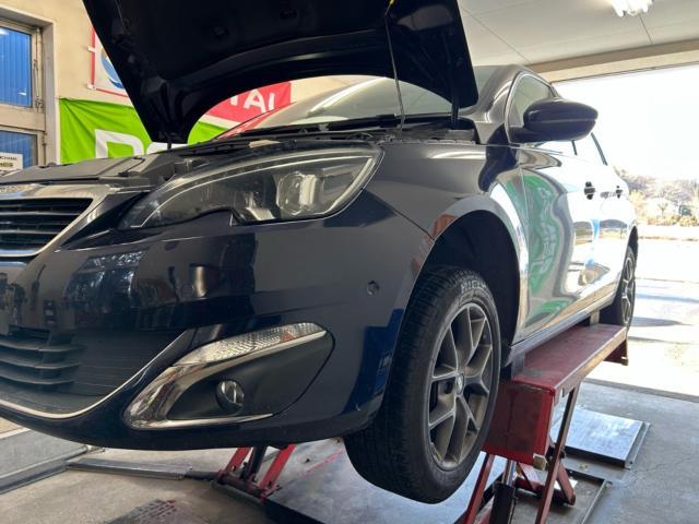 プジョー　３０８　エンジンオイル交換　エンジンフラッシング　WURTHフラッシング剤　プジョー純正オイル　TOTAL  輸入車メンテナンス　輸入車販売店　福島県　白河市