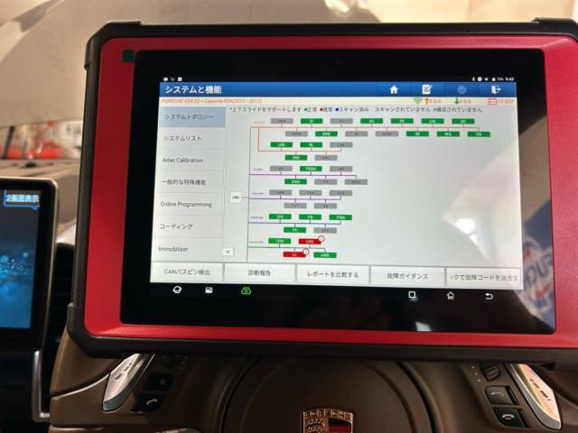 ポルシェ　カイエンターボ　ABS警告灯　スピードセンサー交換　エンジンオイル交換　TOTAL 5W-40  ドアトリム浮きリペア　輸入車販売店　輸入車メンテナンス　福島県　白河市