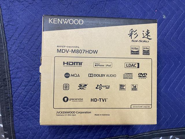 スズキ　ハスラー　ケンウッド　ナビＭＤＶ－Ｍ８０７ＨＤＷ　ＥＴＣ－Ｎ３０００　バックカメラＣＭＯＳ－Ｃ２３０取付