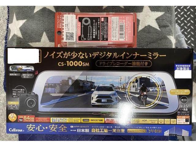 フォルクスワーゲン　ゴルフ　セルスター　ＣＳ－１０００ＳＭ　デジタルルームミラー型ドライブレコーダー取付