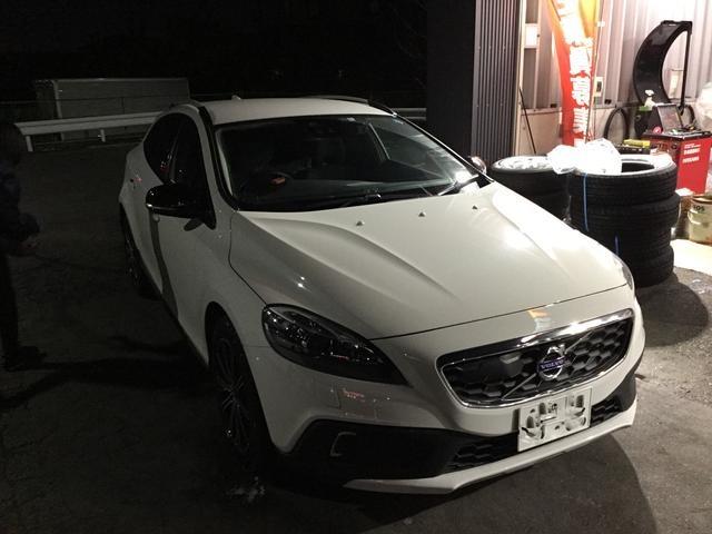 ボルボ　V40　タイヤ交換　岡崎市