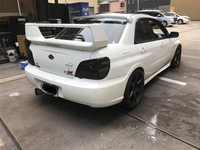 WRX STI　タイヤ交換　名古屋市
