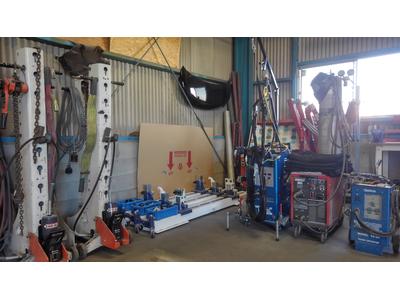 新車にも対応可能な設備を完備