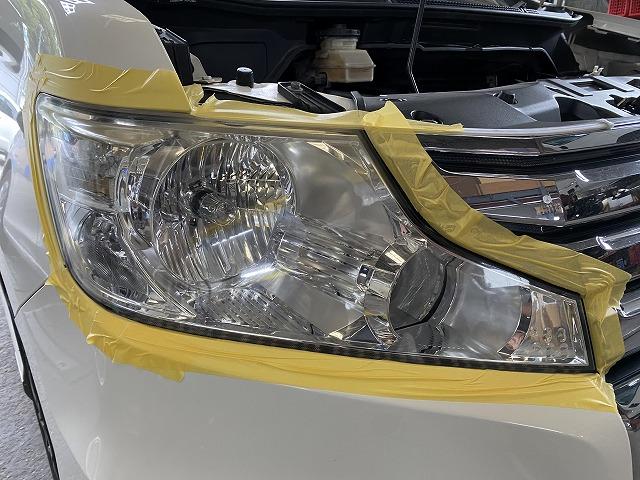ホンダ ステップワゴン ヘッドライト磨き ヘッドライト ｜グー