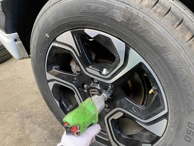 ホンダ　CR-V　タイヤ交換　夏タイヤ　スタッドレスタイヤ　春支度　もう雪は降らないかな　福島県いわき市　いわき