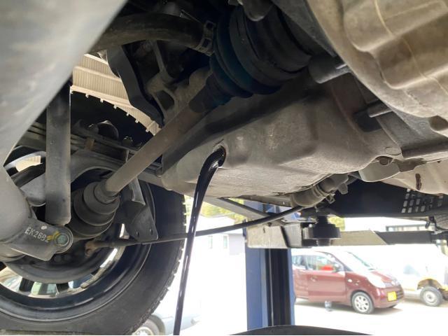 ホンダ　アクティ　オイル交換　エンジンオイル　ガソリン車　軽トラ　フィルター交換　下廻りチェック　空気圧チェック　車検　見積もり無料　鈑金塗装　アンダーコート　コーティング　ヘッドライト磨き　塗装　ラプター塗装　いわき市　代車無料　予約　