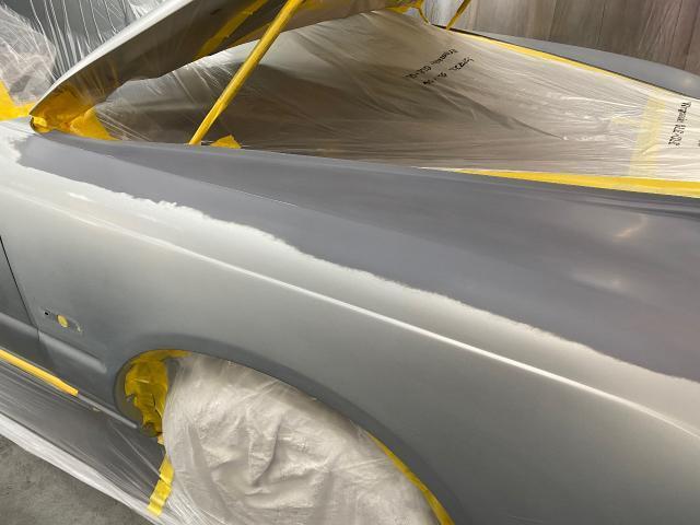 鈑金塗装　ヒビ割れ　亀裂　歪み　キズ　凹み　シルバー　日産　修理　補修　いわき市　見積もり無料　保険事故　代車無料　レンタカー対応　カスタム　車検　