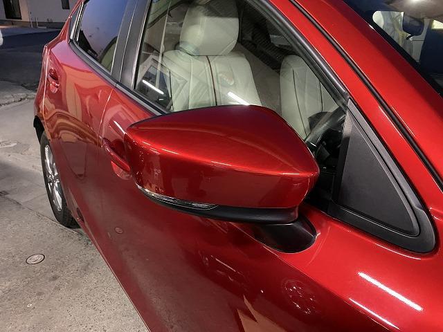 マツダ　デミオ　ドアミラー交換　ミラー不具合　ミラーが動かない　純正部品　ミラー組替え　モーター交換　福島県いわき市　いわき市　いわき板金　