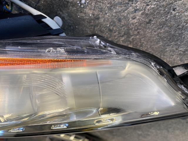 日産　フェアレディーZ　ヘッドライト磨き　黄ばみ　くもり　劣化　ヘッドライトコーティング　いわき市　光度が上がらない　車検が通らない　見えない　見づらい　暗い　LED販売 ヘッドライト塗装　スモーク塗装