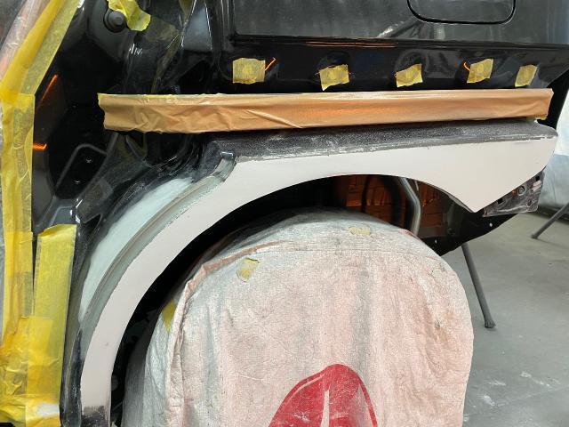 スズキ　ソリオ　クォーター鈑金　新品パーツ交換　ドア交換　鈑金見積もり無料　保険事故　パーツ修理　リサイクルパーツ対応　福島県いわき市　ラプターライナー