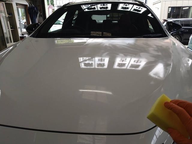 レクサス　NX350H　新車　グラスネオガラスコーティング　ボディーコーティング　認定施工店　保証書発行　車両保険対応　福島県いわき市
