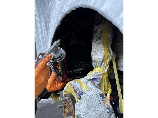 ホンダ　N-BOX　ボディーアンダーコート　防錆塗装　ボディー下回りの保護　福島県いわき市　