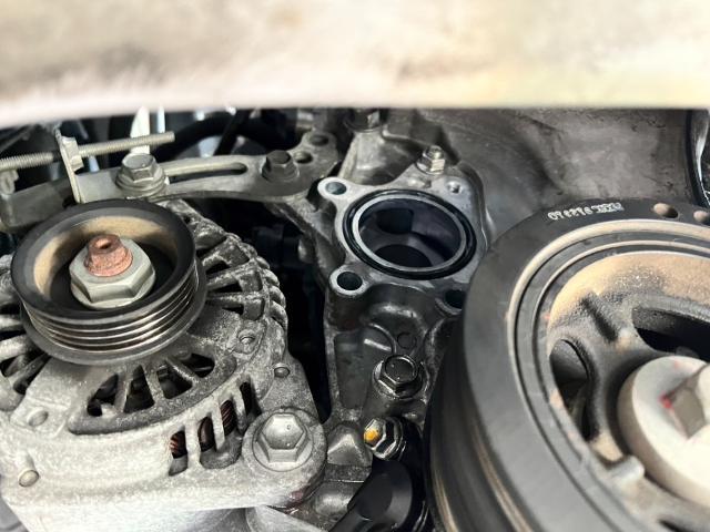 タントエグゼ　エンジン関連修理・整備　エンジン異音点検　いつもと違う音がする　カラカラ音　ウォーターポンプ交換　
故障の前兆　オーバーヒートの原因　いわき市　特定認証整備工場　鈑金塗装工場