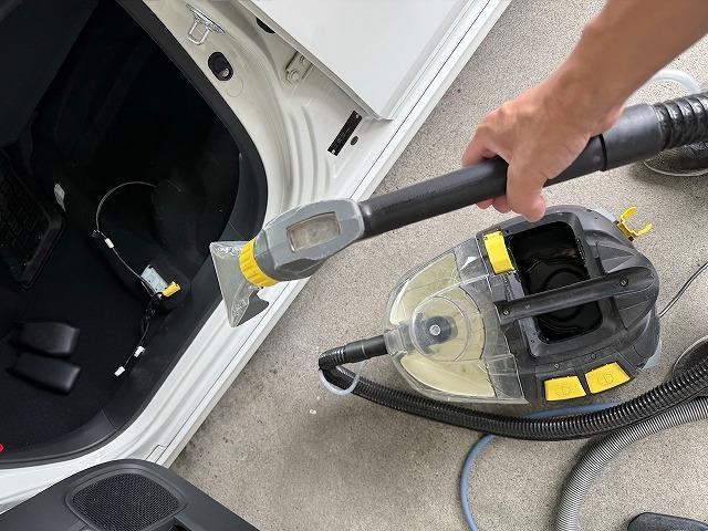 ホンダ N-WGN 室内清掃 シート洗浄 ルームクリーニング 車内の汚れ ジュースをこぼした 車内のニオイが気になる 車内消臭 オゾン消臭 車内除菌 福島県いわき市内郷