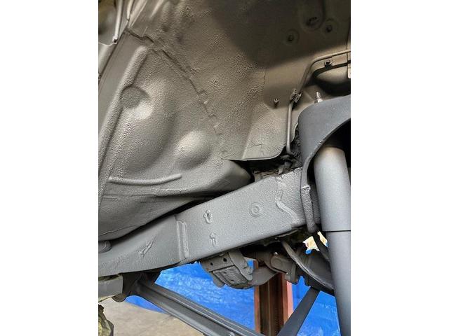 スズキ　ジムニー　ボディーアンダーコート　アンダーコート　防錆塗装　ラプター塗装　グラビテックスプラス　防錆剤入り　下廻り塗装　下廻り防錆　錆防止　塩害対策　融雪剤対策　福島県いわき市内郷