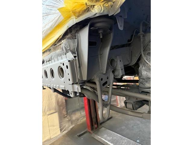 スズキ　ジムニー　ボディーアンダーコート　アンダーコート　防錆塗装　ラプター塗装　グラビテックスプラス　防錆剤入り　下廻り塗装　下廻り防錆　錆防止　塩害対策　融雪剤対策　福島県いわき市内郷