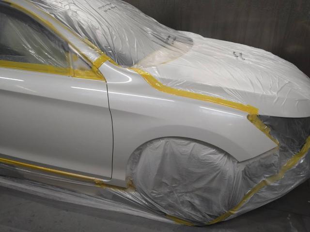 ホンダ アコードハイブリッド キズ修理 凹み修理 保険事故修理 レンタカー 代車無料 鈑金見積もり無料 塗装見積もり無料 パーツ交換 パーツ塗装 いわき市 ラプター塗装 車検見積もり無料 中古パーツ 新品パーツ