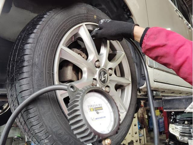 ダイハツ ムーヴキャンバス 車検見積もり オイル交換のついでに 車検の準備 車検時代車無料 土日営業 整備のご提案 整備士から直接ご説明致します いわき市内郷 特定認証整備工場 鈑金塗装工場 ラプターライナー正規施工代理店