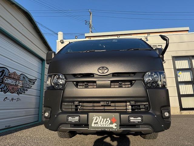 トヨタ　ハイエースバン　ラプター塗装　ボンネット塗装　ボンネットラプター塗装　ラプターライナー正規施工代理店　ゴツゴツ塗装　カスタム塗装　ツヤ消し塗装　福島県いわき市内郷