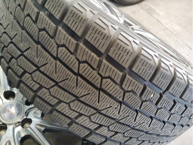 日産　エクストレイル　タイヤ交換　スタッドレスタイヤ　冬の準備　タイヤの点検　交換時期のご提案　雪道で古いタイヤは危険です　タイヤお持込み歓迎　タイヤ直送承ります　いわき市内郷　特定認証整備工場　鈑金塗装工場　ラプターライナー正規施工代理店