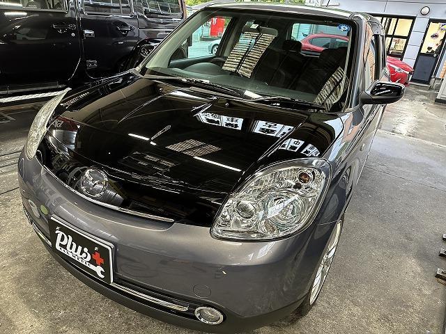 マツダ　ベリーサ　カスタムペイント　ボンネット塗装　色違い塗装　ボンネット黒塗装　カスタム塗装　オリジナル塗装　福島県いわき市内郷　見積もり無料　土日営業　日曜営業