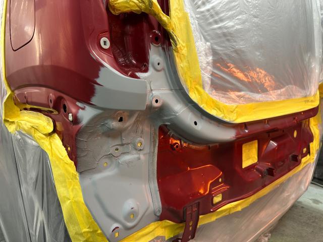 スズキ　ハスラー　クォーター鈑金　クォーター修理　鈑金修理　キズ修理　凹み修理　いわき市　パーツ交換　パーツ塗装　キズ塗装　パーツ取付　ラプター塗装　アンダーコート　下廻り塗装　防錆塗装　耐熱