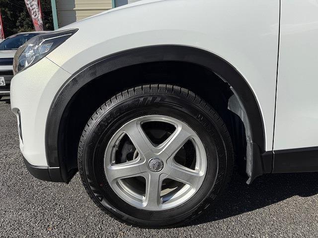 マツダ　ＣＸ－５　樹脂パーツコーティング  プラスチックパーツ劣化　樹脂パーツが白くなる　樹脂パーツ保護　未塗装部品艶出し　福島県いわき市内郷　白ボケ防止