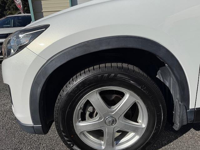 マツダ　ＣＸ－５　樹脂パーツコーティング  プラスチックパーツ劣化　樹脂パーツが白くなる　樹脂パーツ保護　未塗装部品艶出し　福島県いわき市内郷　白ボケ防止