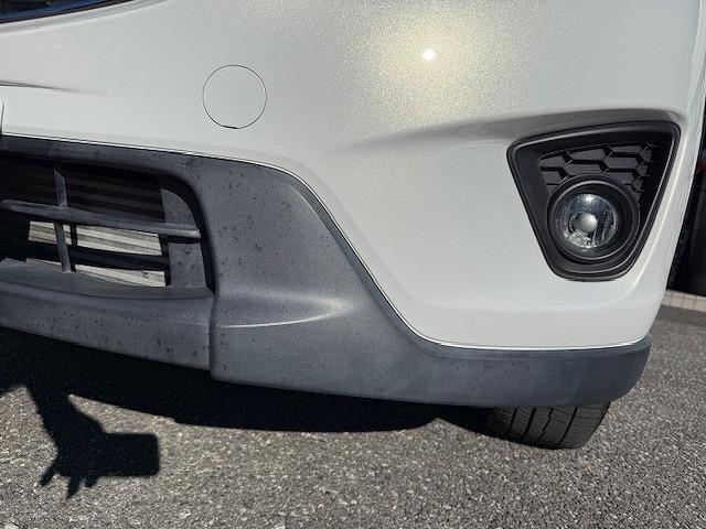 マツダ　ＣＸ－５　樹脂パーツコーティング  プラスチックパーツ劣化　樹脂パーツが白くなる　樹脂パーツ保護　未塗装部品艶出し　福島県いわき市内郷　白ボケ防止