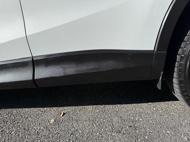 マツダ　ＣＸ－５　樹脂パーツコーティング  プラスチックパーツ劣化　樹脂パーツが白くなる　樹脂パーツ保護　未塗装部品艶出し　福島県いわき市内郷　白ボケ防止