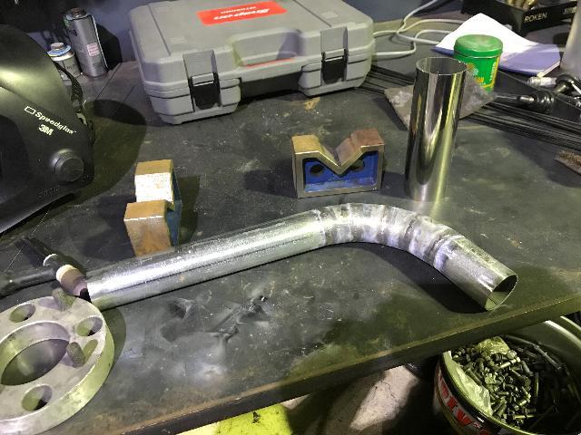 マーク2マフラー加工製作