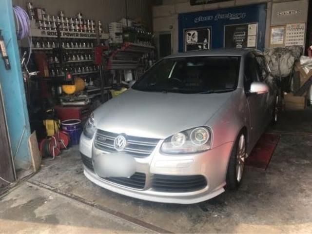 ゴルフ　Ｒ３２　マフラー加工