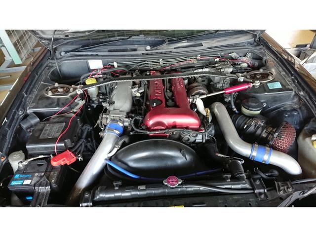 s14シルビア エキマニ割れ修理 グーネットピット