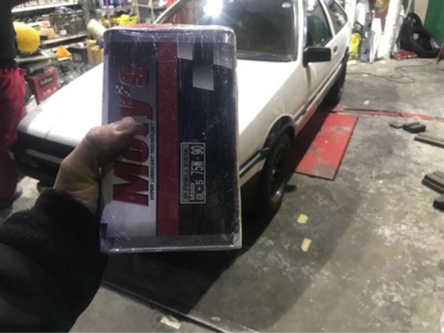 トヨタ　ＡＥ８６　ミッションオイル交換